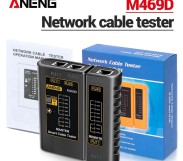 Тестер витої пари ANENG M469D для RJ45 LAN RJ11 RJ12